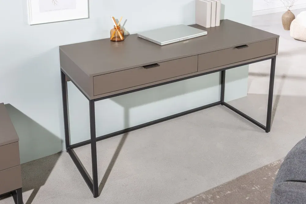 Moderný pracovný stôl X7 120 cm, šedá matná