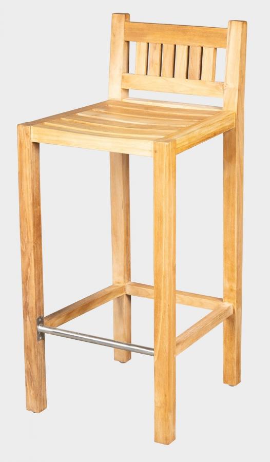 LUCA II - barová stolička z teaku