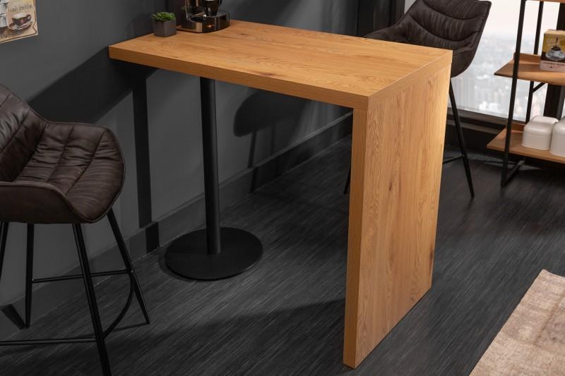 Dizajnový barový stôl MAGNUS 120 cm dub, prírodný