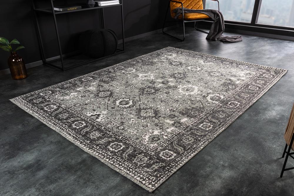 Orientálny bavlnený koberec OLD MARRAKESCH 230 x 160 cm, šedý