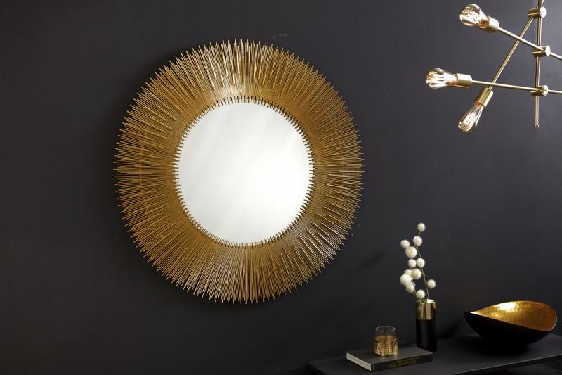 Elegantné zrkadlo SUNSHINE 92 cm zlaté