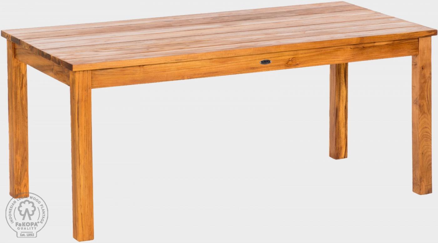 Teakový stôl GIOVANNI 180 x 75 cm, prírodný