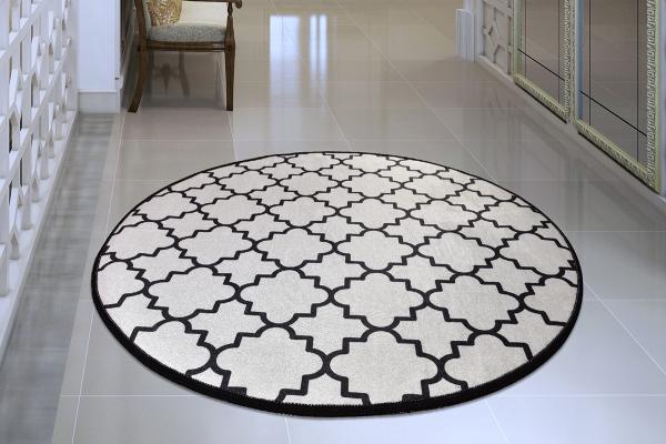 Elegantný okrúhly koberec KUPA 100 cm, viacfarebný