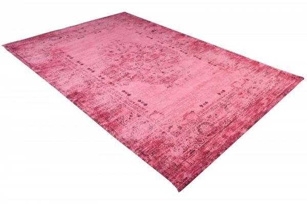 Elegantný bavlnený koberec POP ART 240x160 cm ružový orientálny vzor