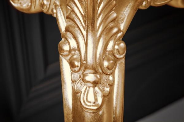 Elegantná konzola VENICE 110 cm zlatý barokový dizajn