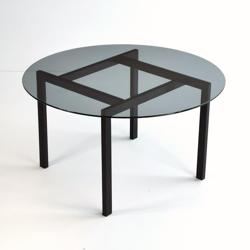 Elegantný konferenčný stolík SEHPA 75 cm, čierny, matný