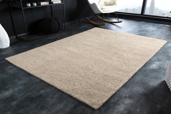 Ručne tkaný koberec WOOL 230x160 cm, béžový, bavlna