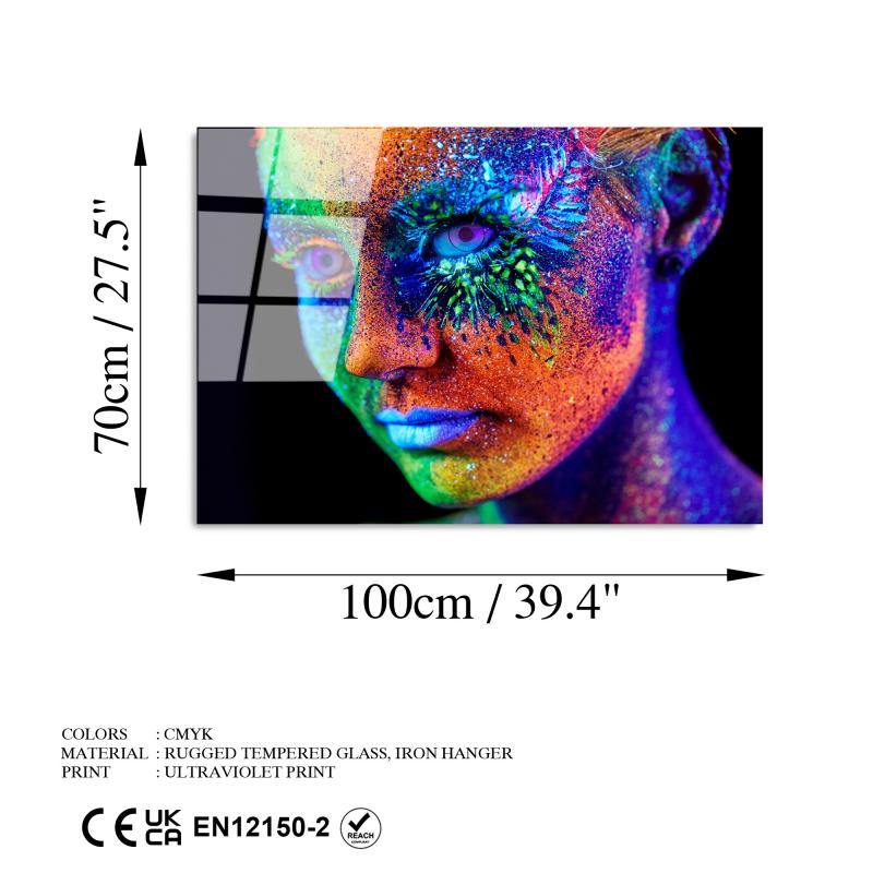 Dizajnový obraz EYE 100x70 cm, viacfarebný