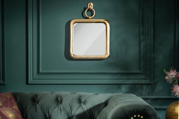 Elegantné nástenné zrkadlo PORTRAIT 35 cm sada šiestich kusov, zlaté