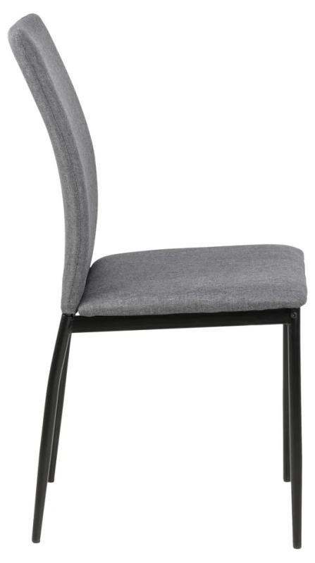 Dizajnová stolička DEMINA, šedá