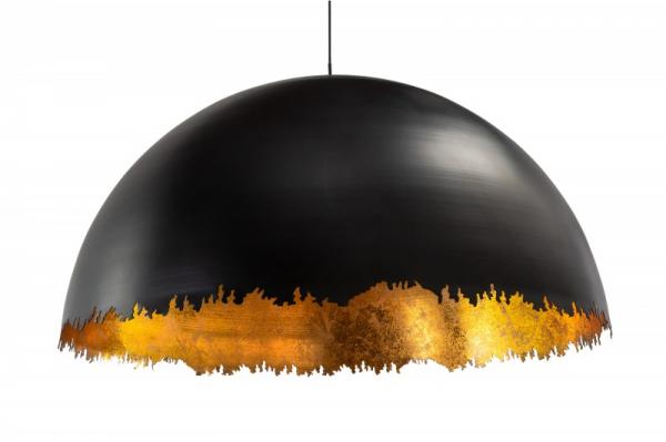 Elegantné svietidlo MODERN GLOW 76 cm, čierno zlaté