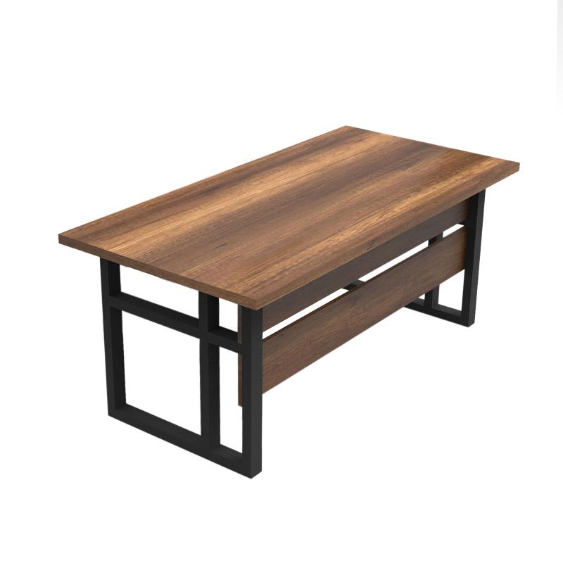 Dizajnový pracovný stôl MAMBA 180 cm, MDF, hnedý