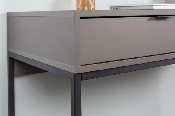 Moderný pracovný stôl X7 120 cm, šedá matná