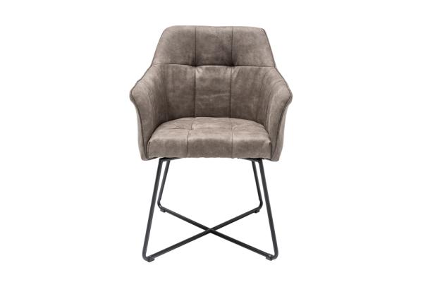 Exkluzívna dizajnová stolička LOFT vintage taupe