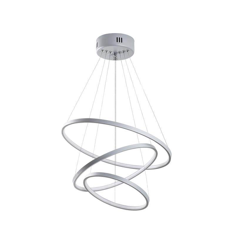 Dizajnový LED luster SIMIT 80 cm, šedý