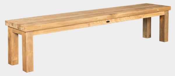 Jedálenská lavica FLOSS RECYCLE 190 cm teak, prírodná