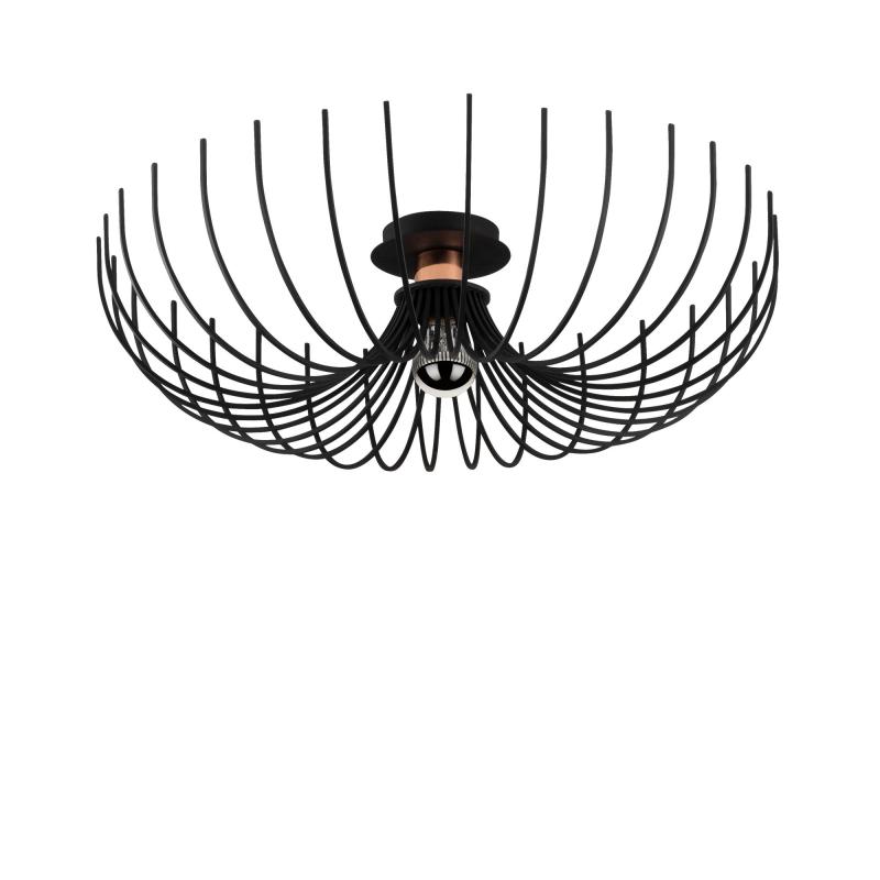 Dizajnový luster ASPENDOS 56 cm, čierny