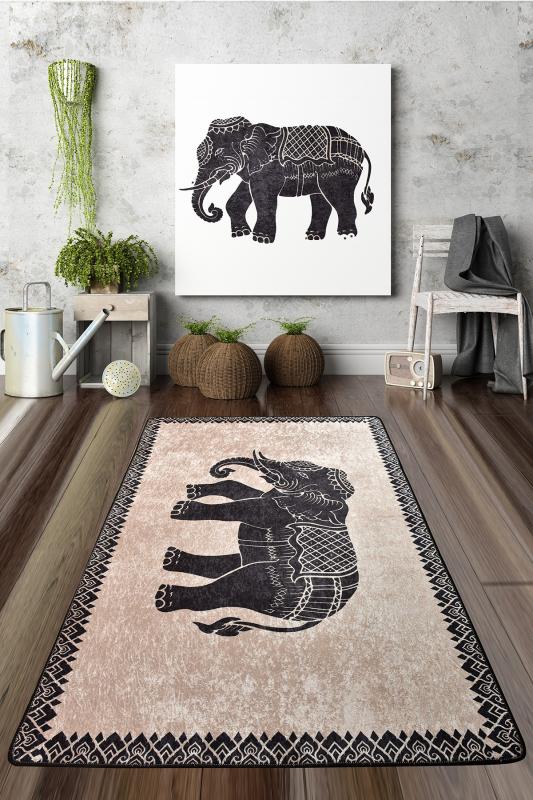 Dizajnový koberec ELEFANTE 80 x 150, multicolor