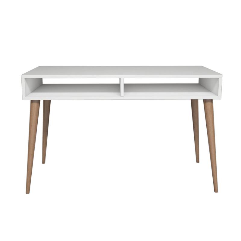 Elegantný pracovný stolík CISTO 120 cm, MDF, biely