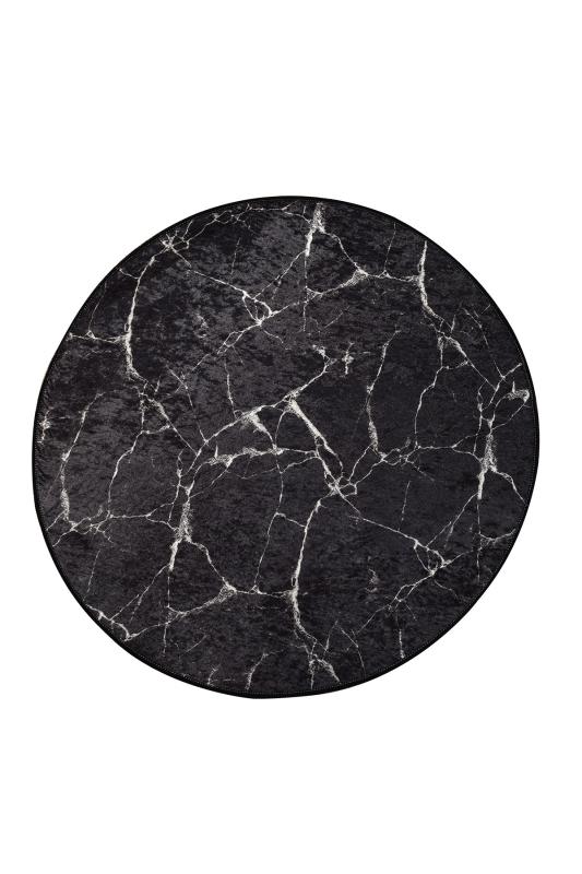 Elegantný okrúhly koberec MARBLE 100 cm, viacfarebný
