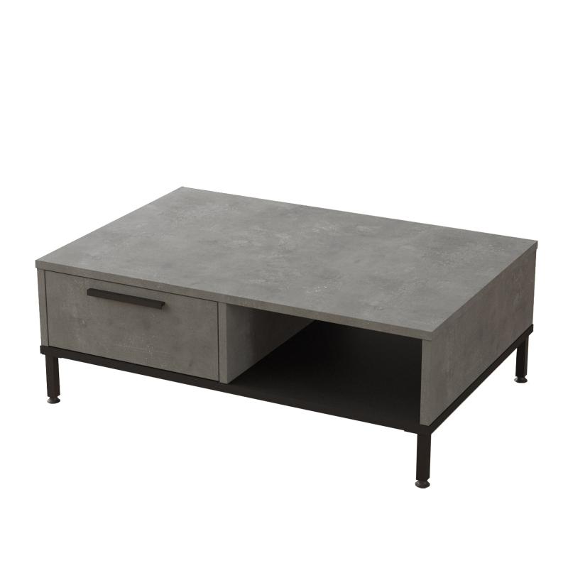 Moderný konferenčný stolík LAURA V 90 cm, MDF, šedý
