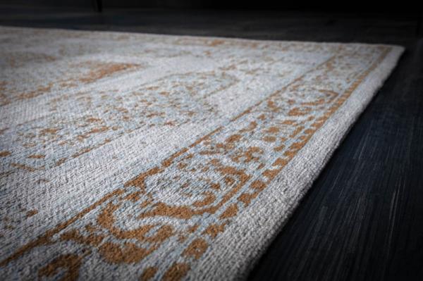 Orientálny bavlnený koberec PURE UNIQUE 350x240 cm starožitný šedo béžový