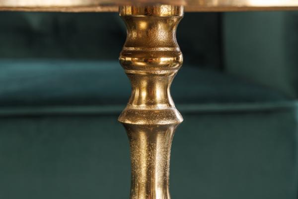 Dizajnový príručný stolík SAVOY 55 cm, zlatý