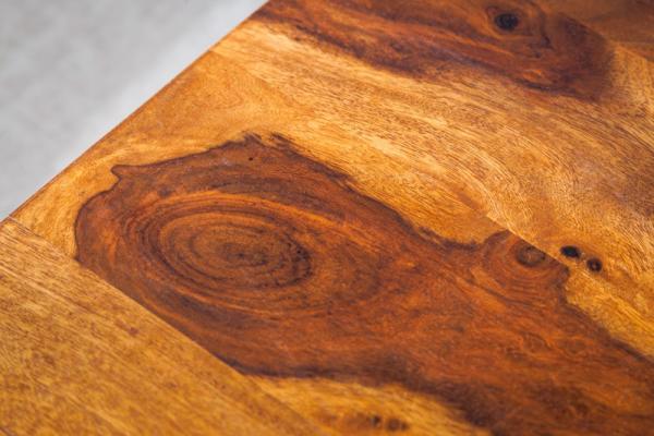 Priemyselný príručný stolík CONCIERGE 45 cm, Sheesham, prírodný