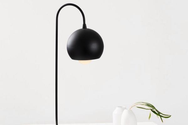 Elegantná stolová lampa YILAN 56 cm, čierna