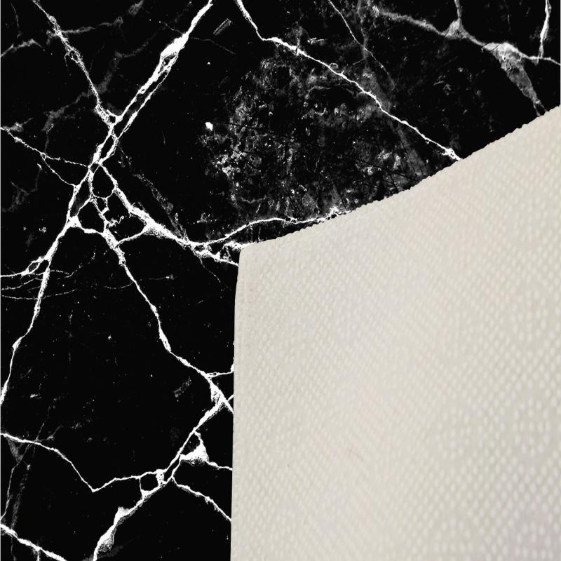Elegantný koberec EXFAB 80 x 150 cm, čierny, biely