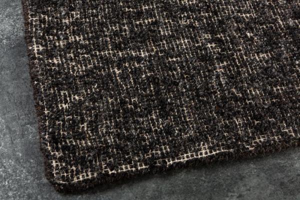 Ručne tkaný koberec WOOL 230x160 cm, tmavošedý, bavlna