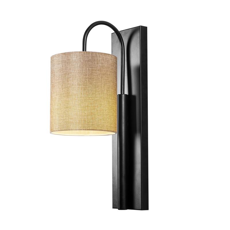 Elegantné nástenné svietidlo BASTON 42 cm, čierne