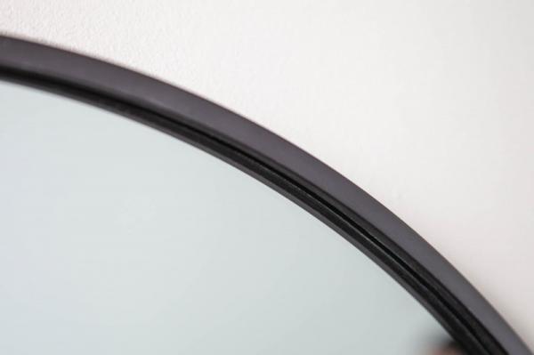 Nástenné zrkadlo NOEMI 80 cm čierne