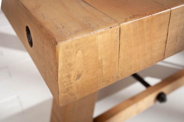 Masívny jedálenský stôl FINCA 240 cm prírodný z  borovicového dreva