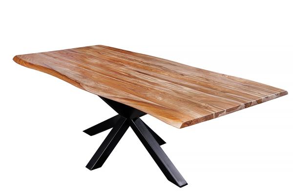 Masívny jedálenský stôl MAMMUT 200 cm, sheesham, hnedý