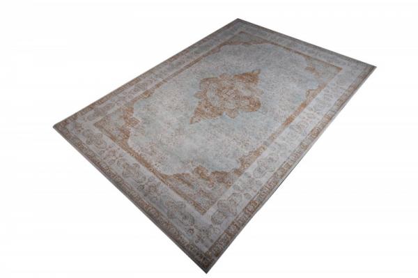 Orientálny bavlnený koberec PURE UNIQUE 350x240 cm starožitný šedo béžový