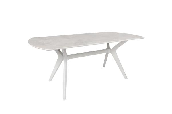 Elegantný jedálenský stôl ARES 180 cm, MDF, mramor, krémový
