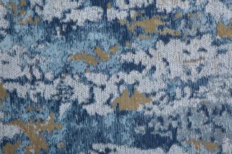 Dizajnový koberec ABSTRACT 240x160 cm modrá bavlna