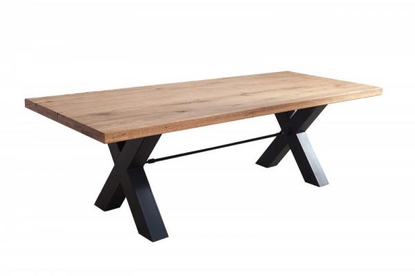 Masívny jedálenský stôl THOR 200 cm divoký dub