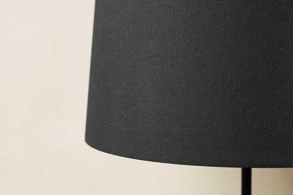 Dizajnová stolová lampa WILDLIFE 75 cm, čierna, tyrkysová
