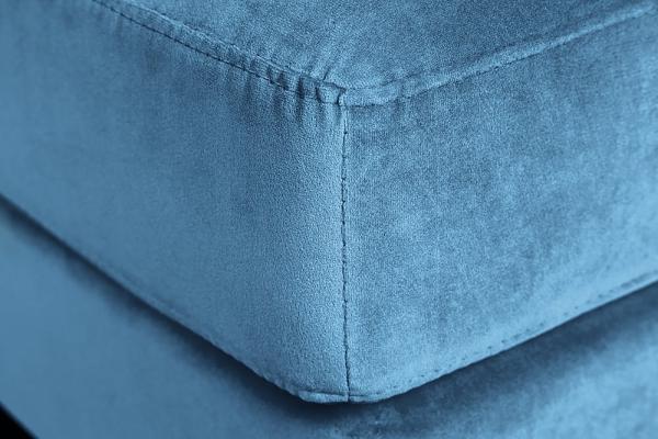 Elegantná taburetka COZY VELVET 80 cm, modrá, zamat