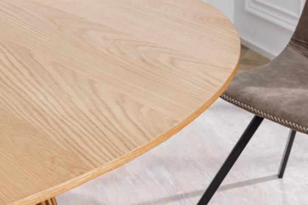 Okrúhly jedálenský stôl VALHALLA WOOD 120 cm, dub, prírodný