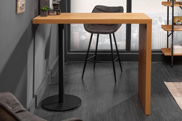 Dizajnový barový stôl MAGNUS 120 cm dub, prírodný