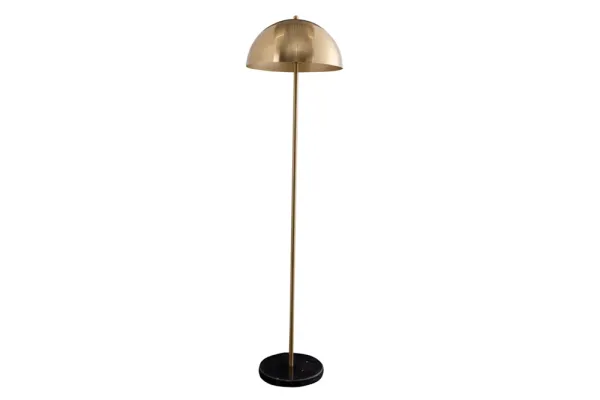 Elegantná stojanová lampa BURLESQUE 153 cm, zlatá, čierna