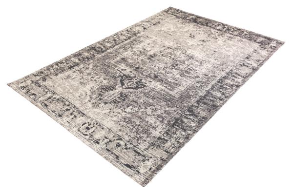 Vintage koberec SINGS OF HERITAGE 230x160 cm šedý, bavlna