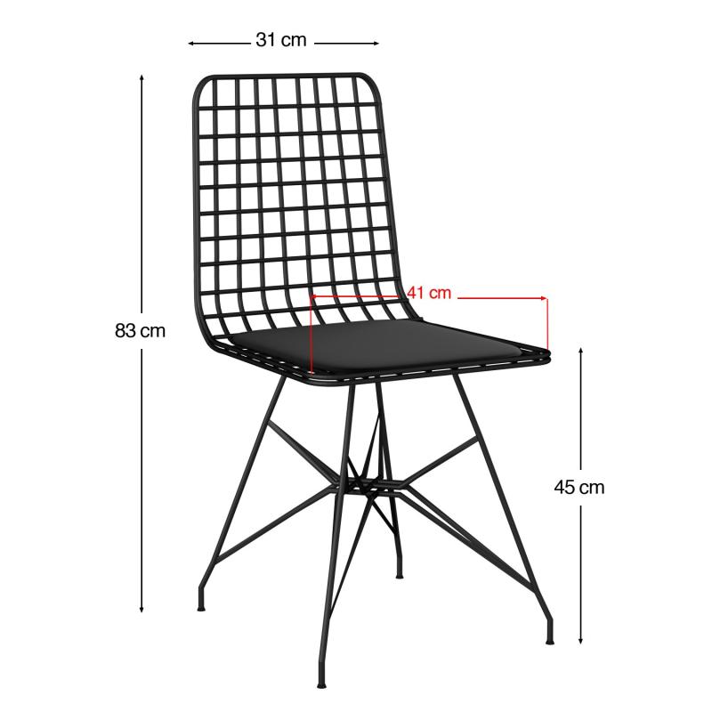 Dizajnový jedálenský stôl NSYMKY 120 cm plus 4 stoličky, čierne, orechová dýha