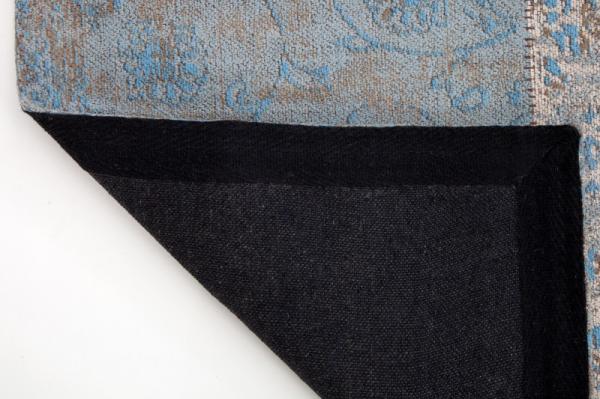 Orientálny patchworkový koberec MARRAKESCH 240 x 160 cm bavlna, svetlo modrý