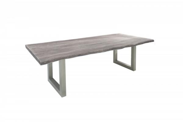 Masívny jedálenský stôl MAMMUT 220 cm akácia, šedý