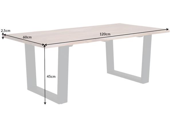 Konferenčný stolík MAMMUT 120 cm, akácia, prírodná