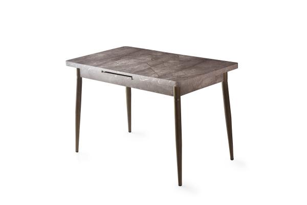 Dizajnový jedálenský stôl AY 120 - 150 cm rozkladací, imitácia mramor